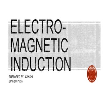 Electromagnetic induction