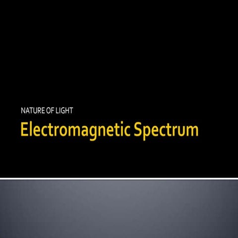 Electromagnetic spectrum