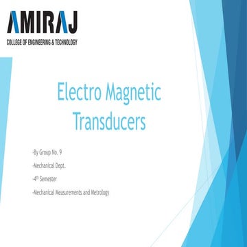 Electromagnetic Transducers (EMT)