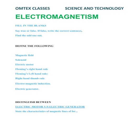 Electromagnetism