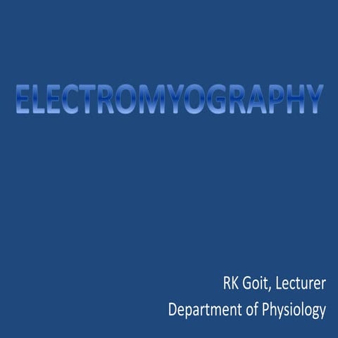 Electromyography