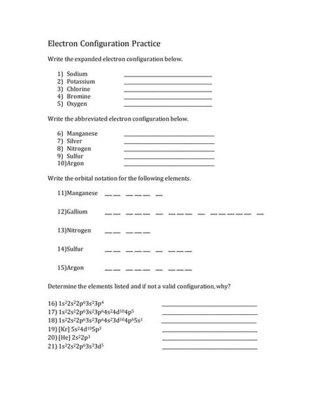 Configuration practice