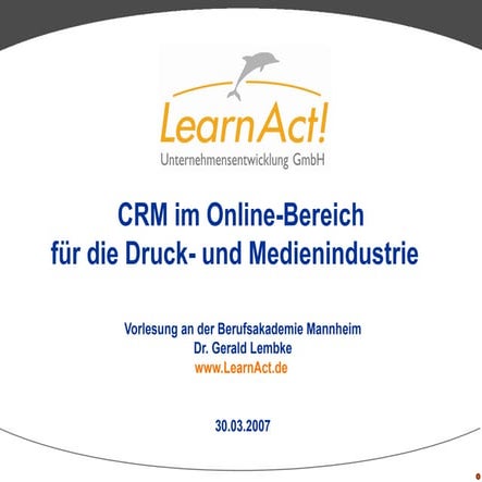 Electronic Customer Relationship Management - Wege zur Kundenbindung und Kund...