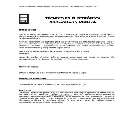 Electronica analogica digital