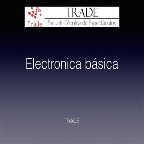 Electronica básica audio