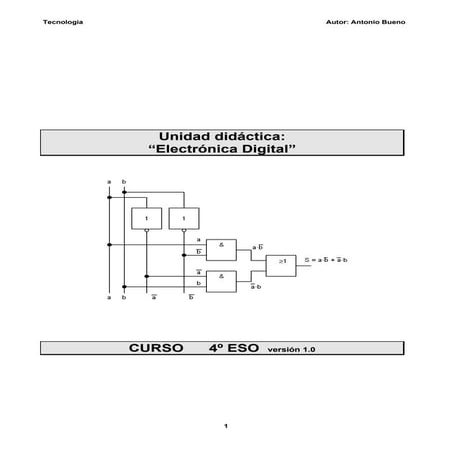 Electronica digital 4º eso