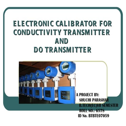 Electronic Calibrator