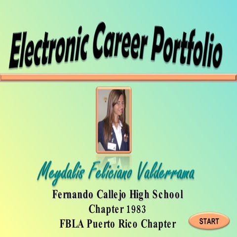 Electronic career portfolio meydalis feliciano