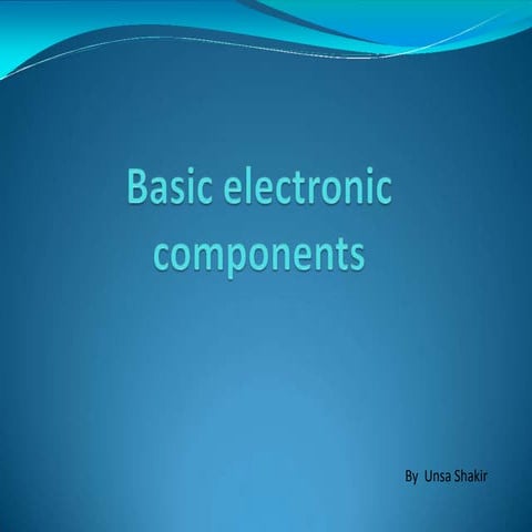 Electronic components | PPT