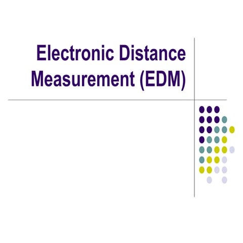 electronic distance measurement.jkghfppt | PPT