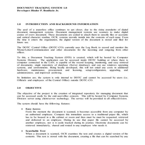 Electronic document management system