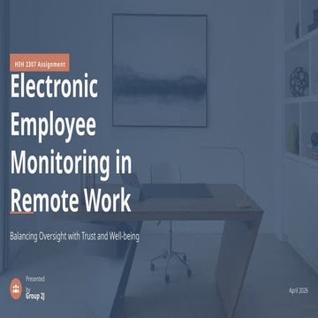 Balancing Electronic Employee Monitoring with Trust and Well-being in ...