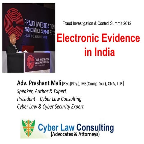 Electronic Evidence   fraud conference