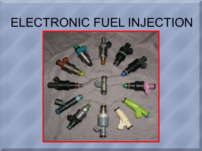 Electronic fuel injection