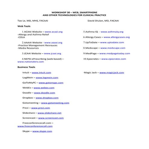 Electronic gadgets and software apps