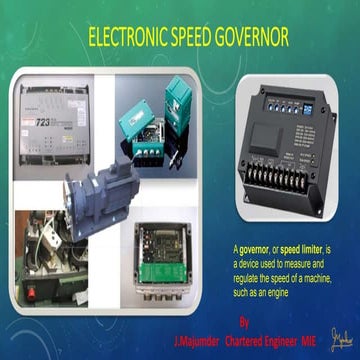 Electronic governor