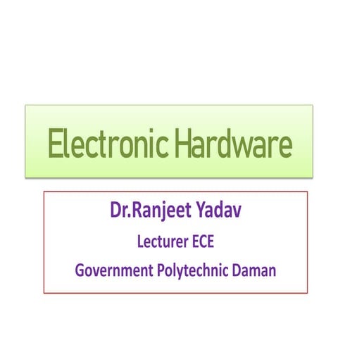 Printed circuit Board in Electronics.pptx