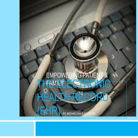 Electronic health record powerpoint assignment for informatics