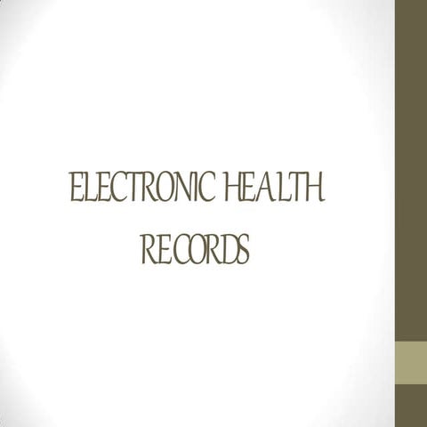 electronic health records for nursing students