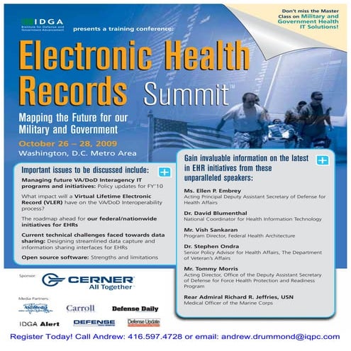 Electronic Health Records Summit 2009