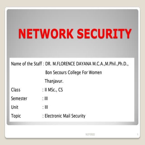 M.FLORENCE DAYANA/electronic mail security.pdf