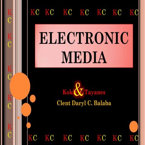 Electronic media