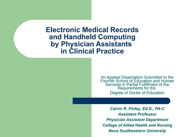 Electronic Medical Records