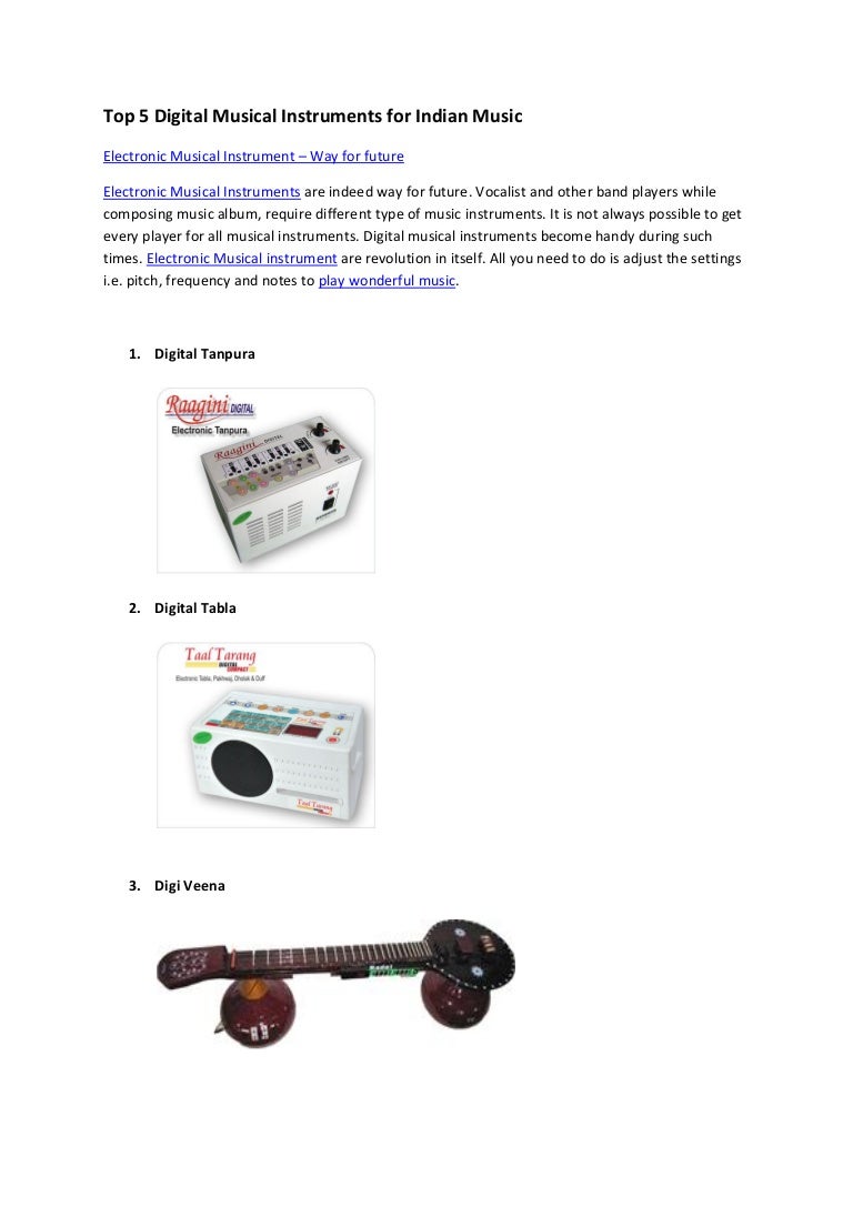 Electronic musical instrument