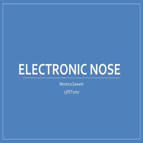 Electronic nose