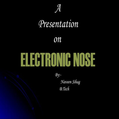 Electronic nose