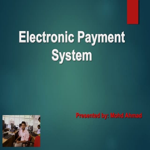 Electronic payment by ahmad