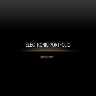Electronicportfolio