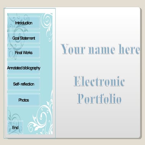 Electronic Portfolio 3201