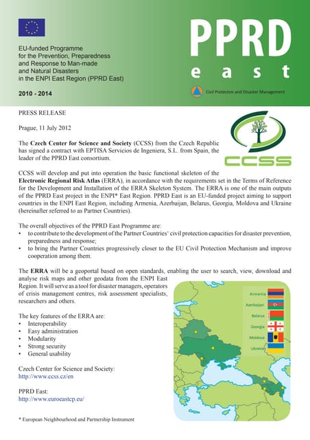Electronic regional risk atlas for ...