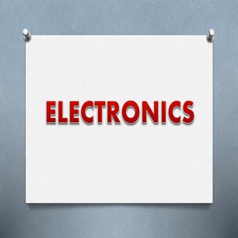 Electronics