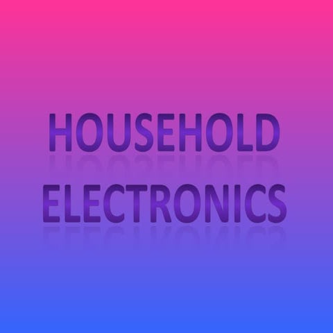 Electronics Survey Ppt