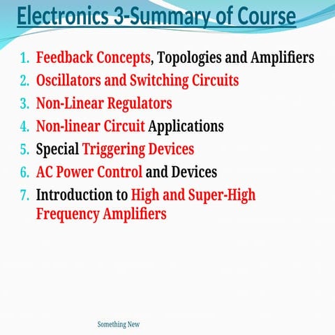 Amplifiers ELECTRONICS III- L1 - Feb 2020.ppt