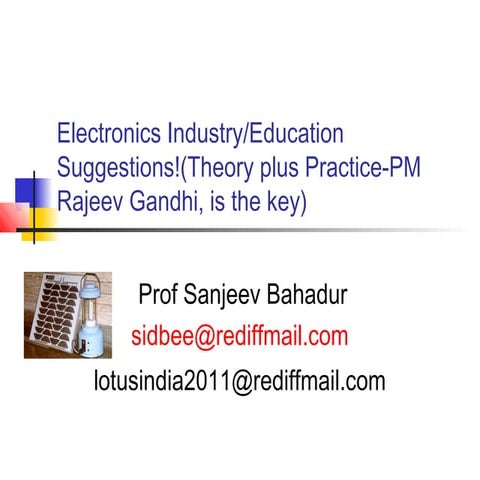 Electronics industry