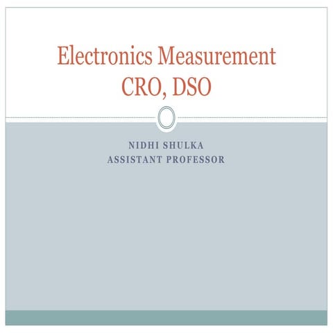 Electronics measurement