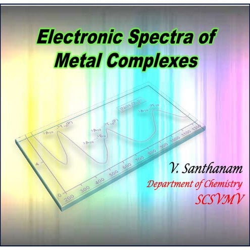 Electronic spectra of metal complexes-1