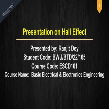 Hall Effect