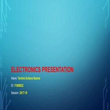 DETAILS ELECTRONICS DESCRIPTION PRESENTATION