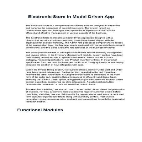 Electronic Store in Model Driven App.pdf