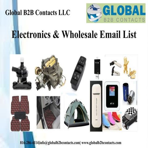 Electronics &amp; wholesale email list