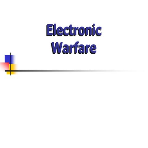 Electronic Warfare good.ppt