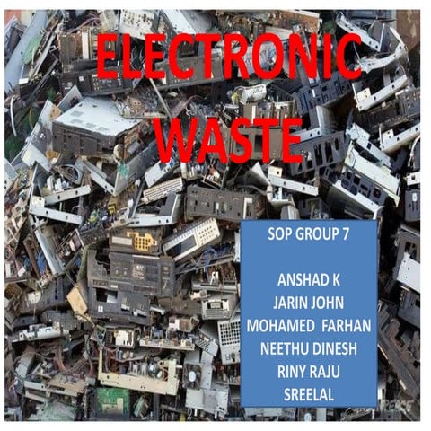 Electronic waste
