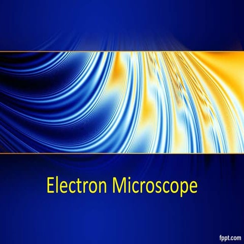 Electron microscope