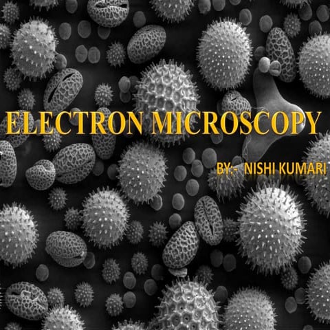 Electron microscopy  by nishi kumari