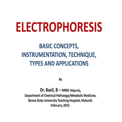 Electrophoresis