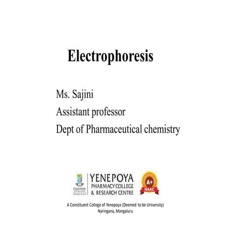 Comprehensive Guide on Electrophoresis Techniques in Pharmaceutical Analysis